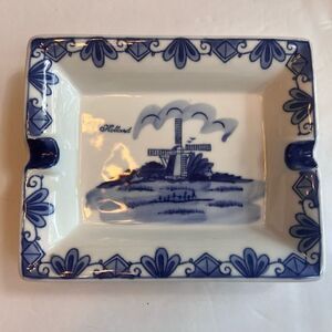 Delft Blue Designed by Otis Ashtray Trinket Dish